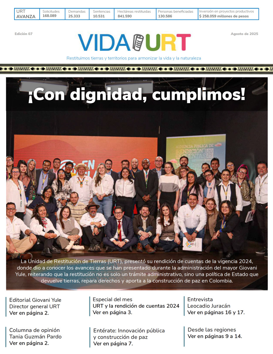 Boletín Vida URT Edición 7 - Agosto 2025