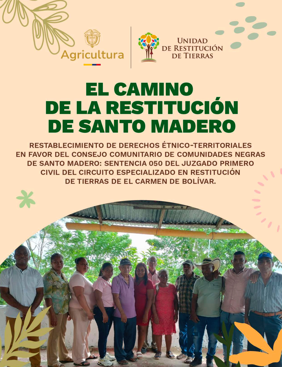 Restablecimiento de derechos étnicos territoriales en favor del consejo comunitario de comunidades negras de Santo Madero