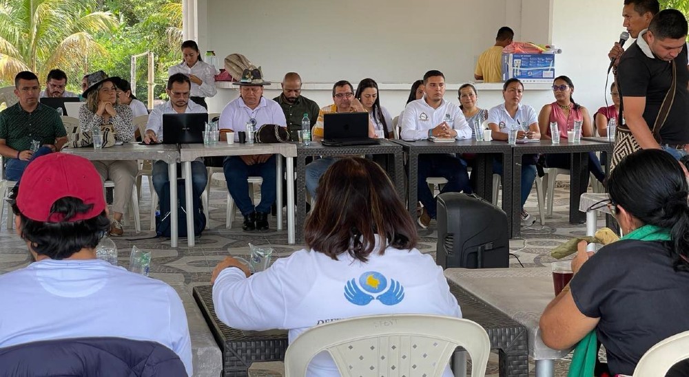 Giovani Yule, director general de la Unidad de Restitución de Tierras, socializó las metas a cumplir en el departamento del Putumayo