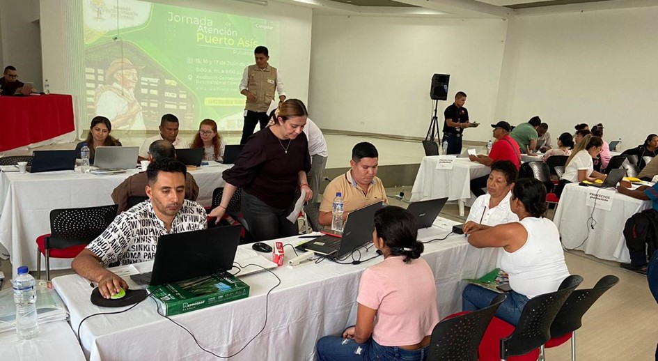 Con atención integral en el Putumayo, Grupo Fondo de la URT acerca esperanza a las comunidades