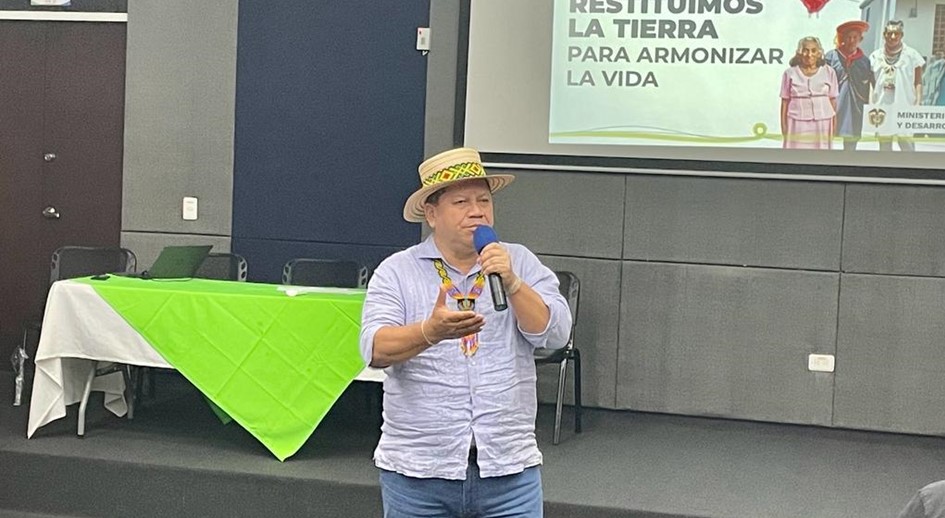 Giovani Yule, director general de la URT, presentó las líneas estratégicas para agilizar la restitución de tierras en Meta y Guaviare