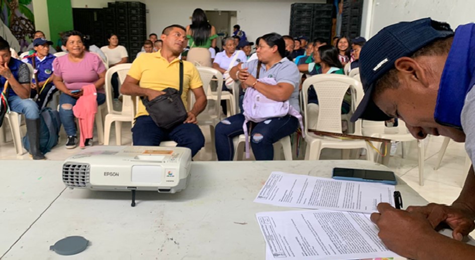 La URT radica demanda en favor del Resguardo Indígena de Cuaiquer Integrado La Milagrosa, en Ricaurte (Nariño)