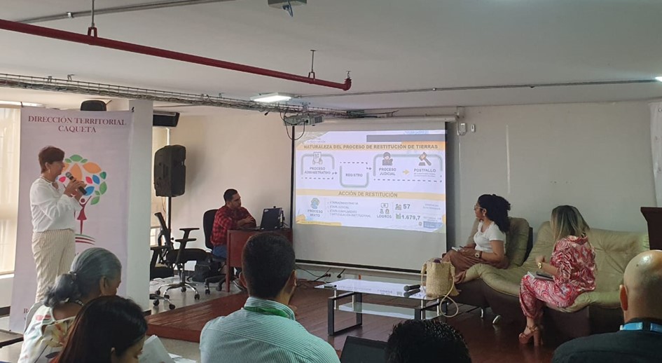 En Caquetá, la URT ejerce la secretaría técnica del subcomité de tierras