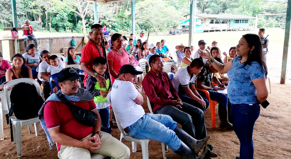 La comunidad indígena Day Drua Las Palmeras solicitó la restitución de 366 hectáreas en Valle del Guamuez en Putumayo 
