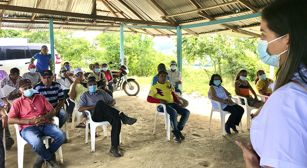 Unidad de Restitución de Tierras promueve el diálogo con solicitantes del predio La Europa, en Sucre 