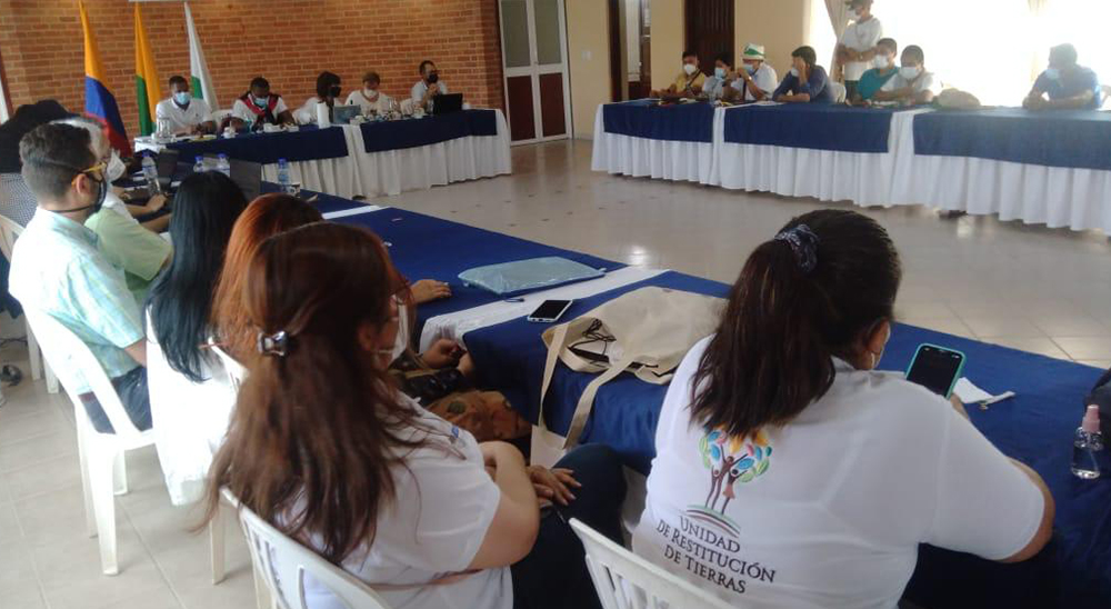 nullUnidad de Restitución de Tierras participó en mesa de trabajo liderada por indígenas del pueblo Awá 