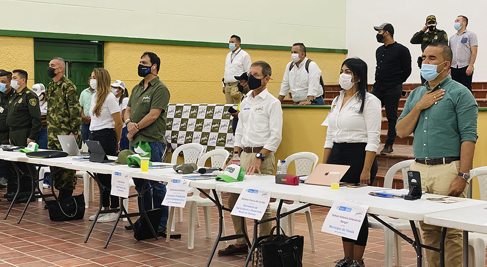 Unidad de Restitución de Tierras presentó avances en sesión PDET del sur de Bolívar 