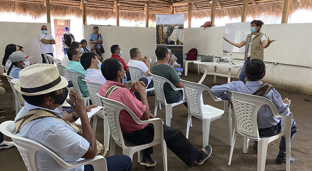 Población indígena asistió a jornada de socialización de restitución en Pueblo Bello, Cesar