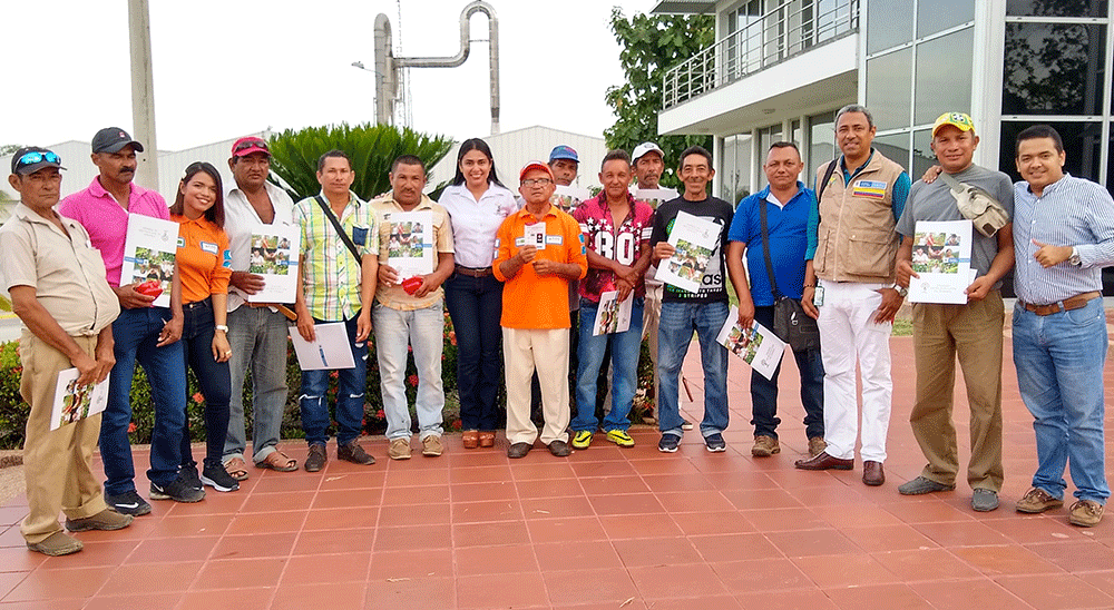 Familias restituidas de Pichilín (Sucre), firmaron contratos de comercialización de yuca industrial 