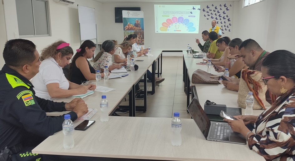 En Subcomité de Prevención, Protección y Garantías de No Repetición de El Zulia, la URT fortalece rutas de atención