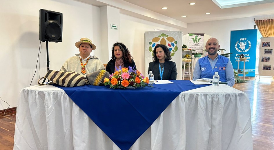 La Unidad de Restitución de Tierras en alianza con WFP y UNFPA fortalecieron proyectos productivos y tejido social de 73 familias en los municipios de Policarpa y Los Andes en Nariño