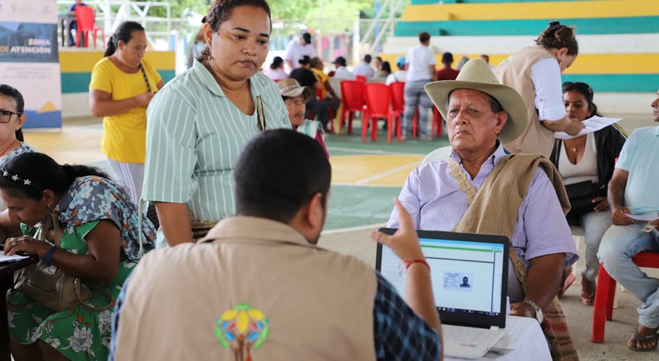 Más de 200 personas participaron en jornada de atención de reclamantes de tierras, en San José de Uré
