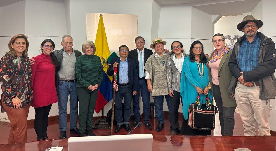 Giovani Yule compartió las líneas estratégicas de la restitución en Colombia, con el Presidente Gustavo Petro 