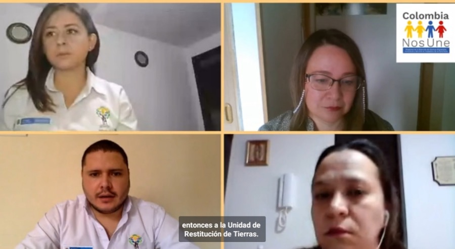 Víctimas de la violencia residentes en el exterior reciben asesoría y acompañamiento a través de sesiones de Facebook live 