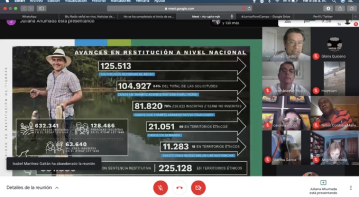 Ampliación de Ley de Víctimas permitirá devolver más de tres millones de hectáreas en restitución 