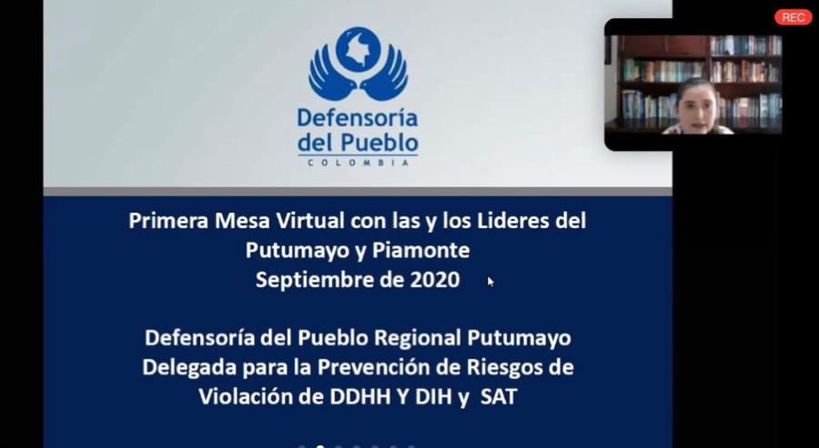 La Unidad de Restitución de Tierras escucha a organizaciones de víctimas del Putumayo 