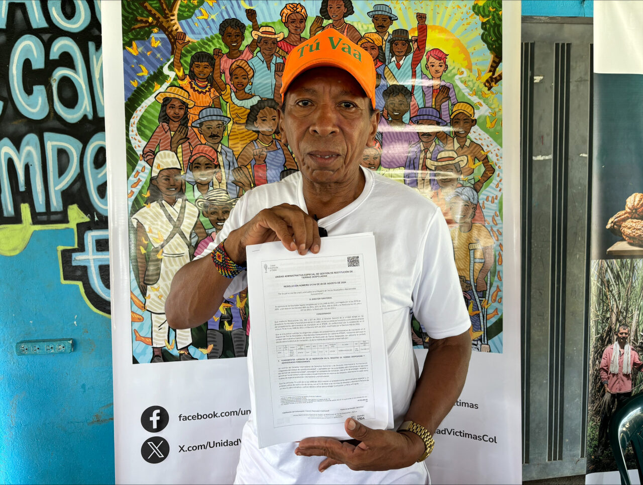 “Nos hemos dado la tarea de revocar decisiones que en el pasado negaban al campesinado el acceso a la tierra, procurando con ello una restitución integral para quienes son víctimas del conflicto armado”, recalcó Mauricio Martínez, director territorial de la Unidad de Restitución de Tierras en Bolívar y Sucre.