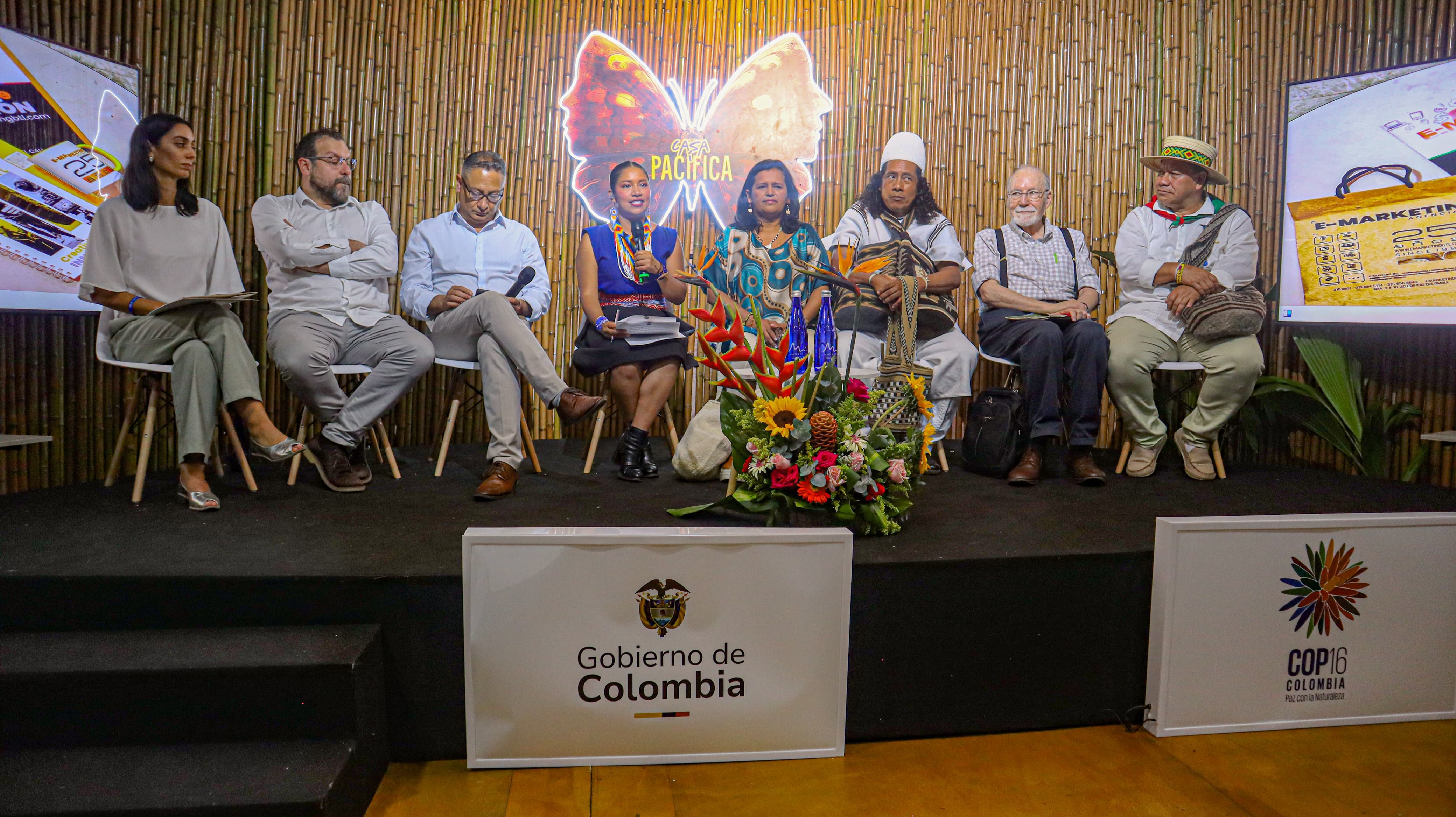 La entidad se despide de la cumbre ambiental más importante del globo con resultados positivos en cuanto a promoción de los productos de sus beneficiarios, concertación de soluciones con comunidades y expertos, tal como entregas de más de 14.000 hectáreas a pueblos ancestrales y guardianes de la naturaleza.