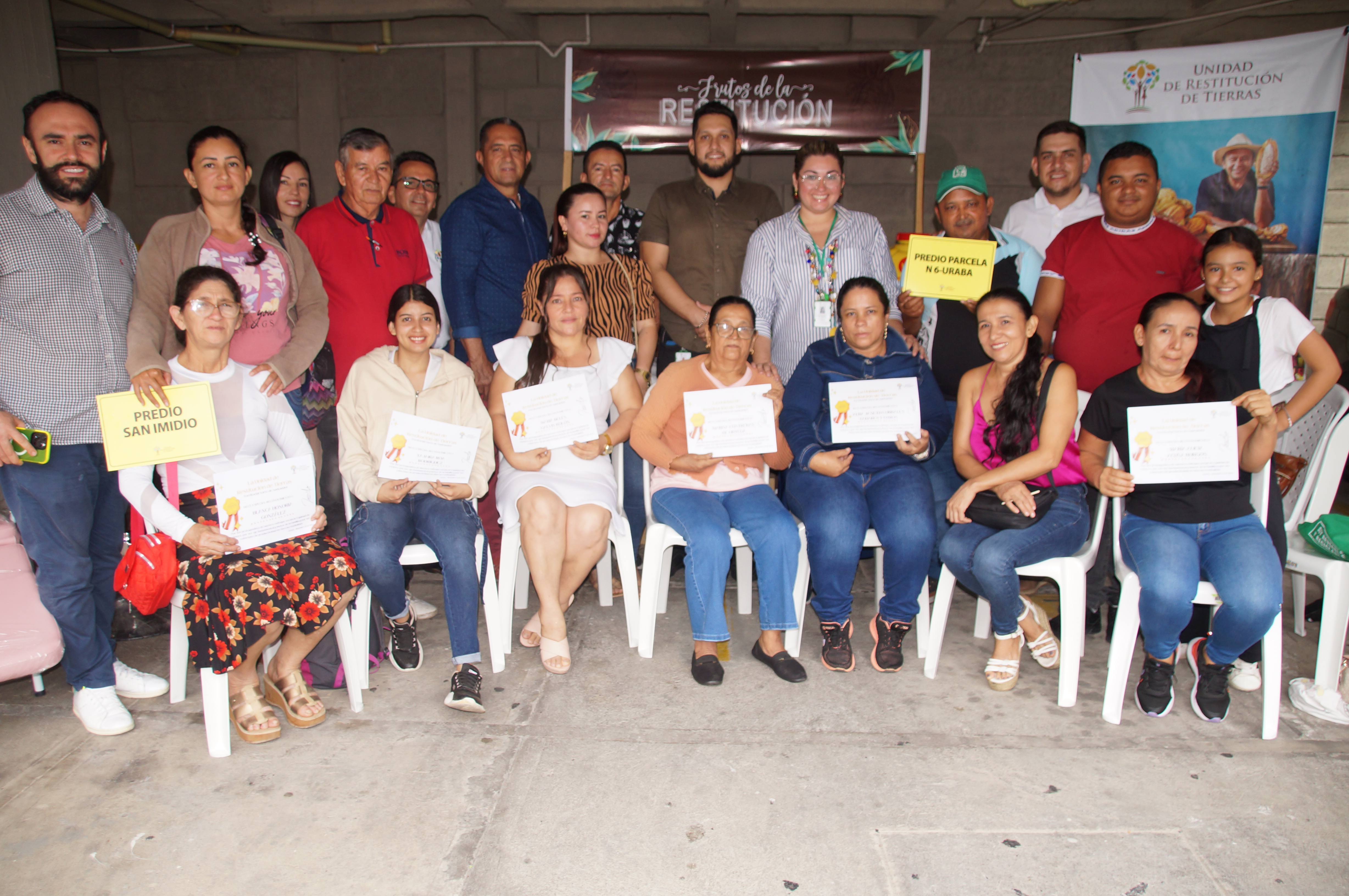 Restituidos en Cúcuta y en otros municipios recibieron los elementos e insumos para iniciar sus emprendimientos urbanos y rurales, a fin de generar ingresos económicos como parte de una reparación integral del Estado.
