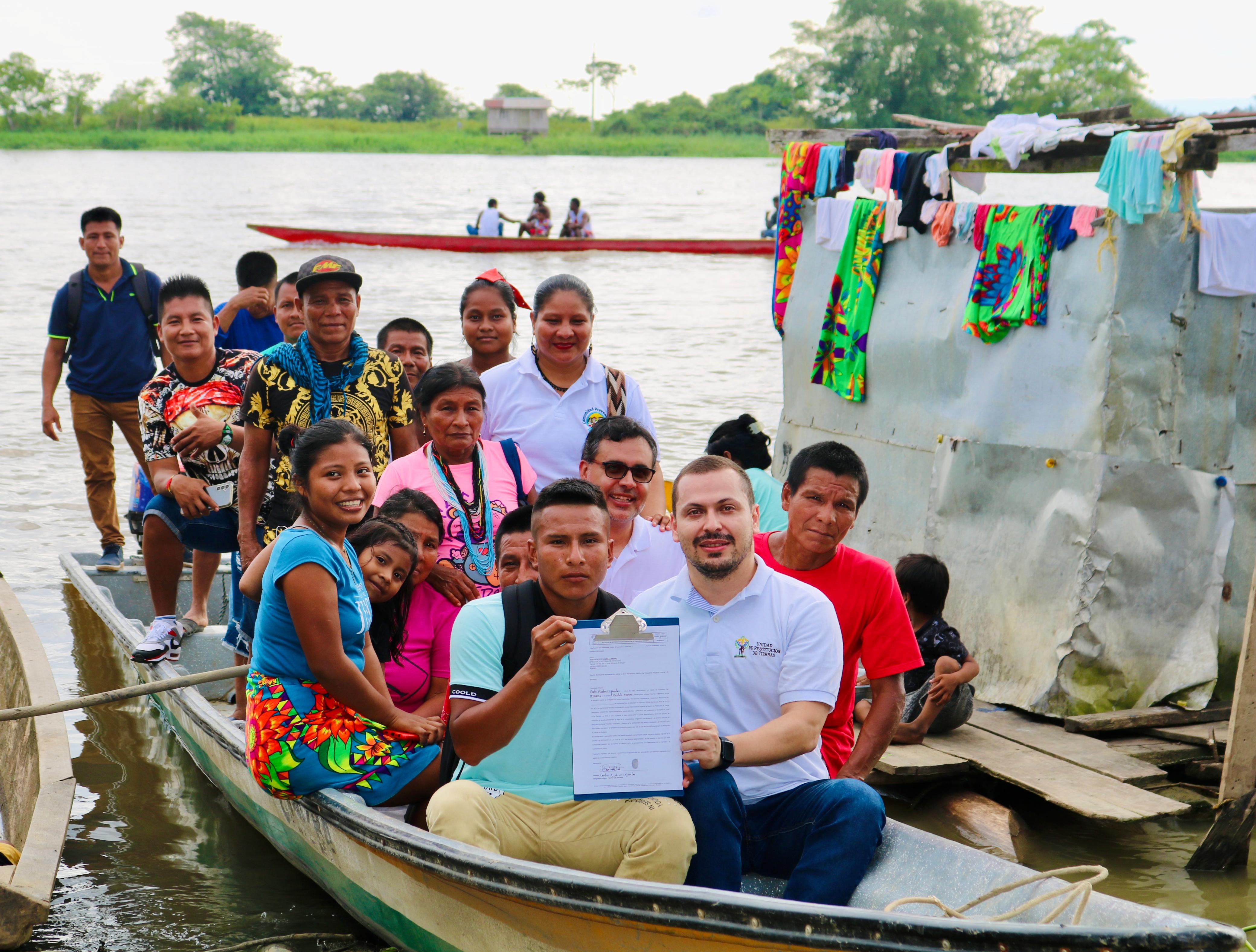 Gracias a la URT, las comunidades de Yarumal El Barranco y Coribí Bedadó iniciaron el camino para recuperar sus territorios ancestrales, que sumados tienen más de 5.200 hectáreas. 